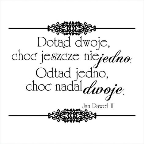 Stempel gumowy Crafty Moly Tekst Ślubny